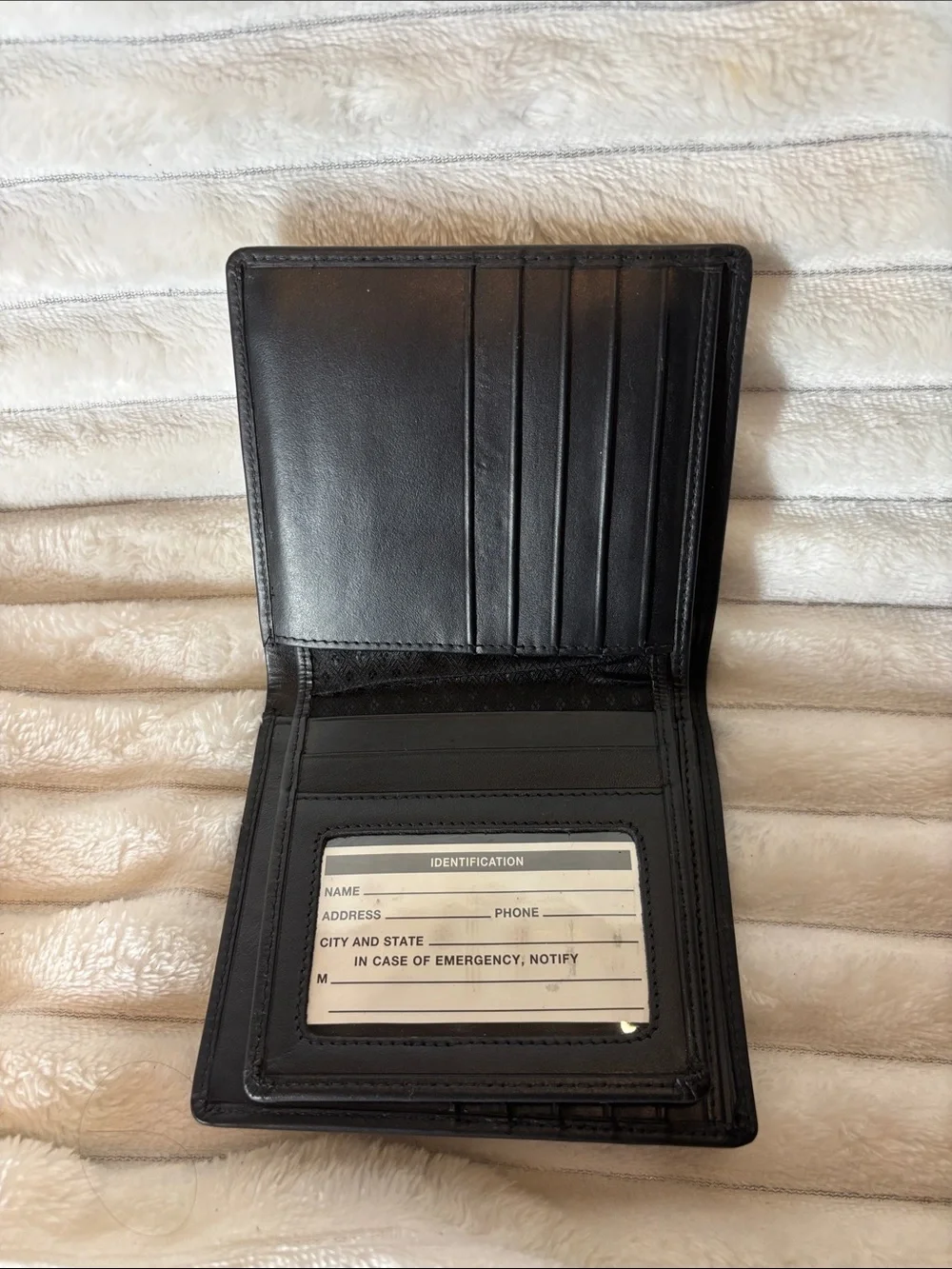 Genuine Leather Wallet - Bifold NWOT